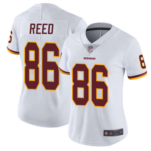 Washington Redskins Limited White Women Jordan Reed Road Jersey NFL Football #86 Vapor Untouchable